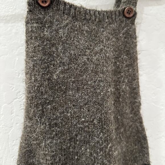 Zara Black Fuzzy Sweater Romper - Picture 3 of 9